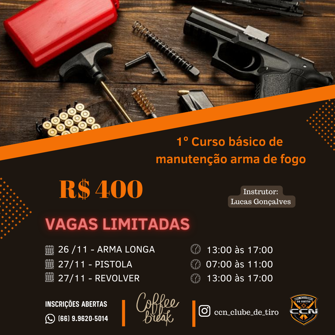 1º Curso básico de manutenção arma de fogo